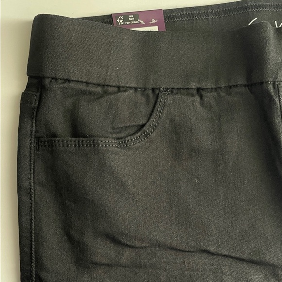 Gloria Vanderbilt Women's Pull-on Comfort Jean, High-Rise Pockets Black, 12 / Z2 - Picture 9 of 12